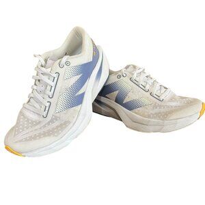 New Balance FuelCell Rebel v4 Running Shoes White Blue Yellow Womens 8.5 🏃‍♂️